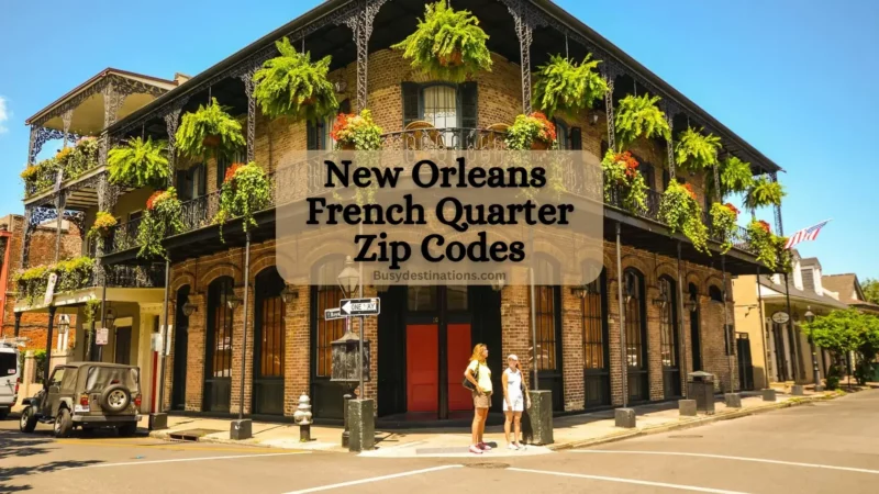 New Orleans French Quarter zip code